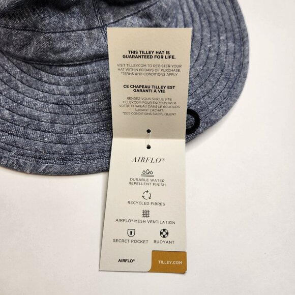 Tilley TMH55 Airflow Mashup Hat 75/8 XL Navy - Picture 4 of 6